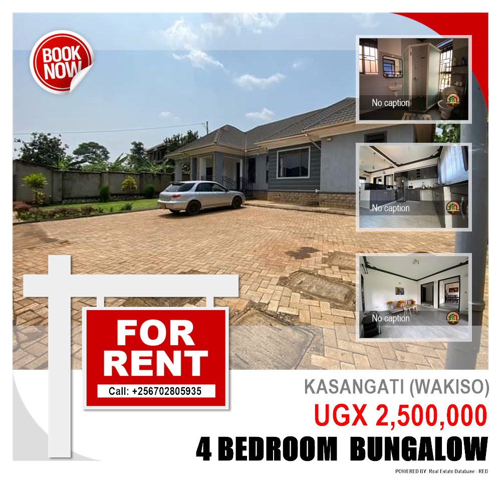4 bedroom Bungalow  for rent in Kasangati Wakiso Uganda, code: 194830