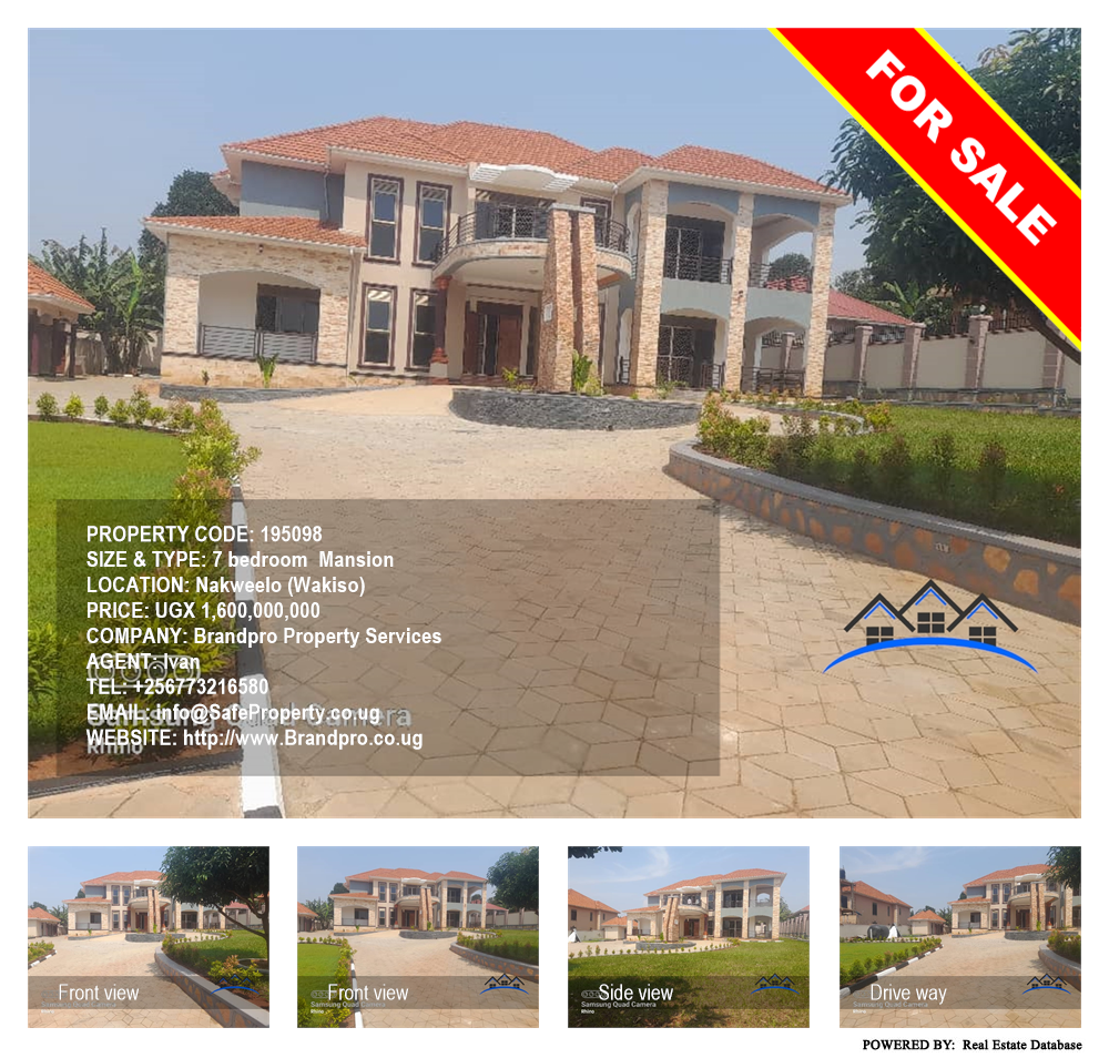 7 bedroom Mansion  for sale in Nakweelo Wakiso Uganda, code: 195098