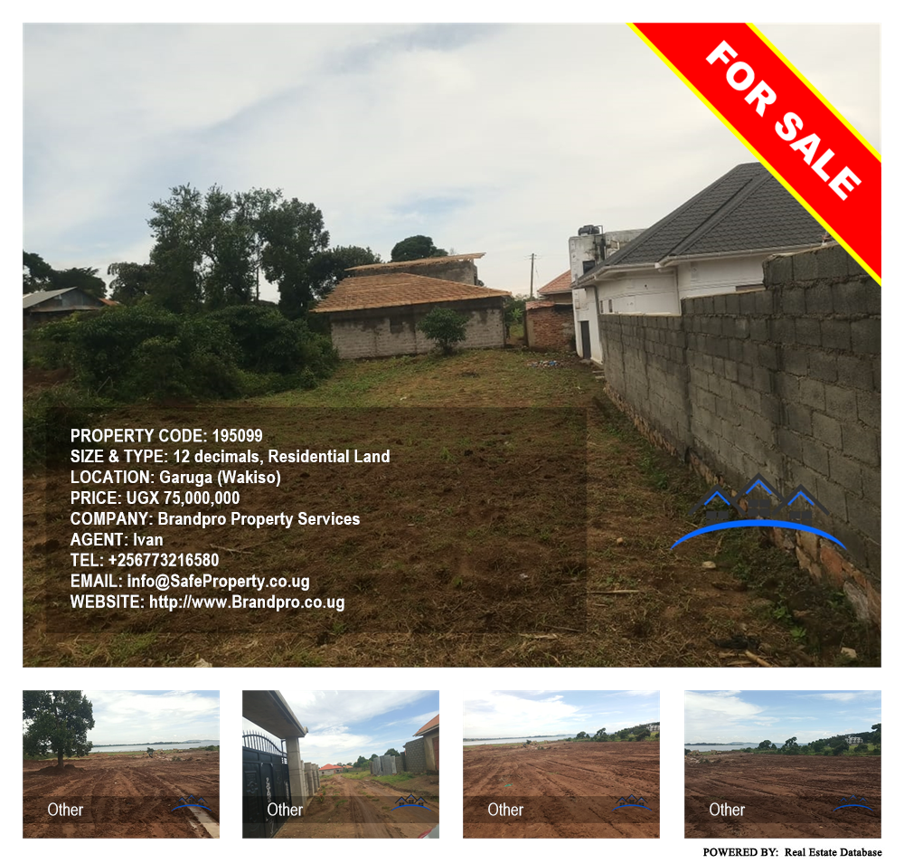 Residential Land  for sale in Garuga Wakiso Uganda, code: 195099