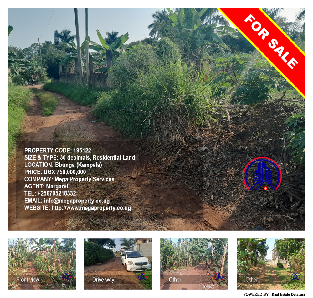 Residential Land  for sale in Bbunga Kampala Uganda, code: 195122