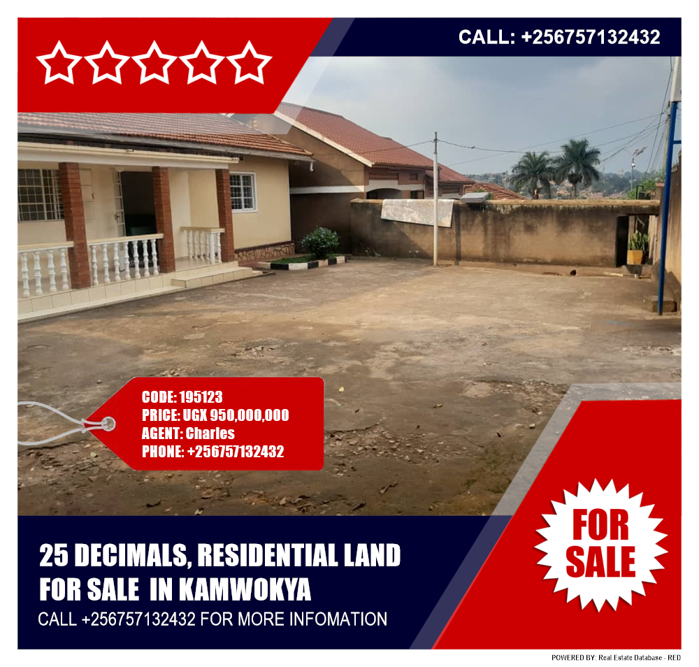 Residential Land  for sale in Kamwokya Kampala Uganda, code: 195123