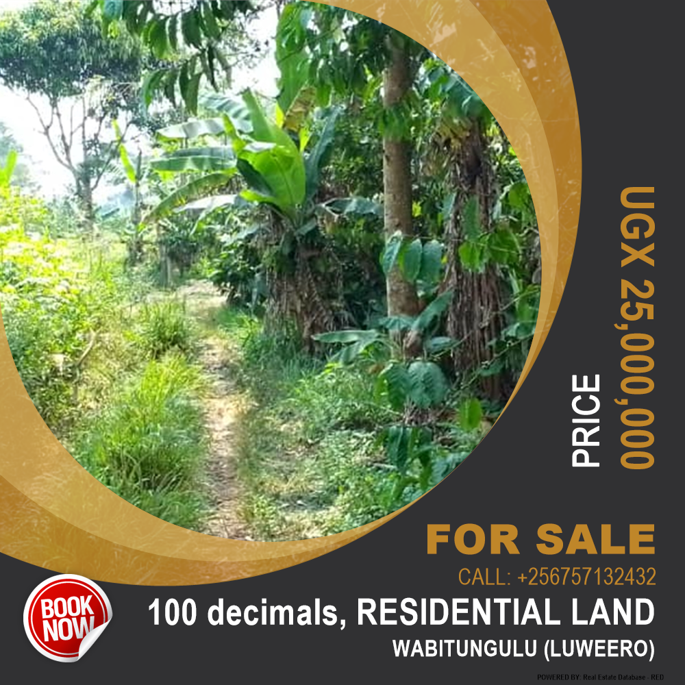 Residential Land  for sale in Wabitungulu Luweero Uganda, code: 195141