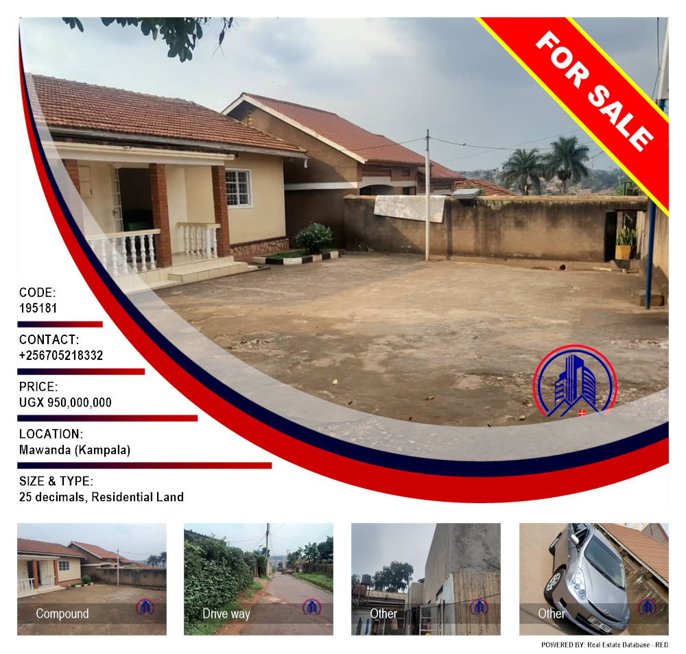 Residential Land  for sale in Mawanda Kampala Uganda, code: 195181
