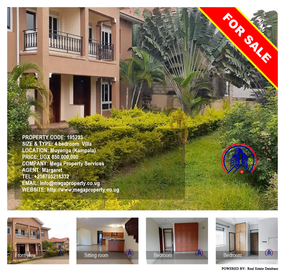 4 bedroom Villa  for sale in Muyenga Kampala Uganda, code: 195233
