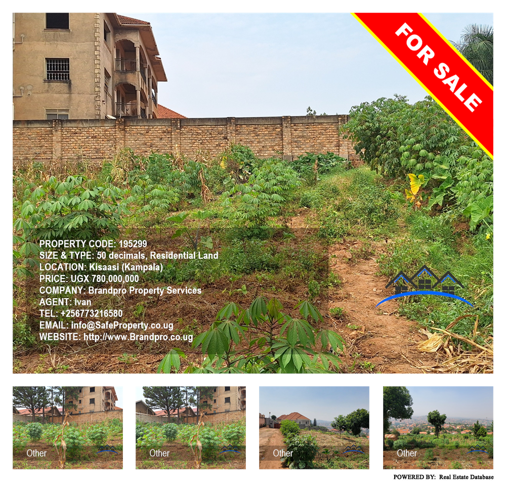 Residential Land  for sale in Kisaasi Kampala Uganda, code: 195299