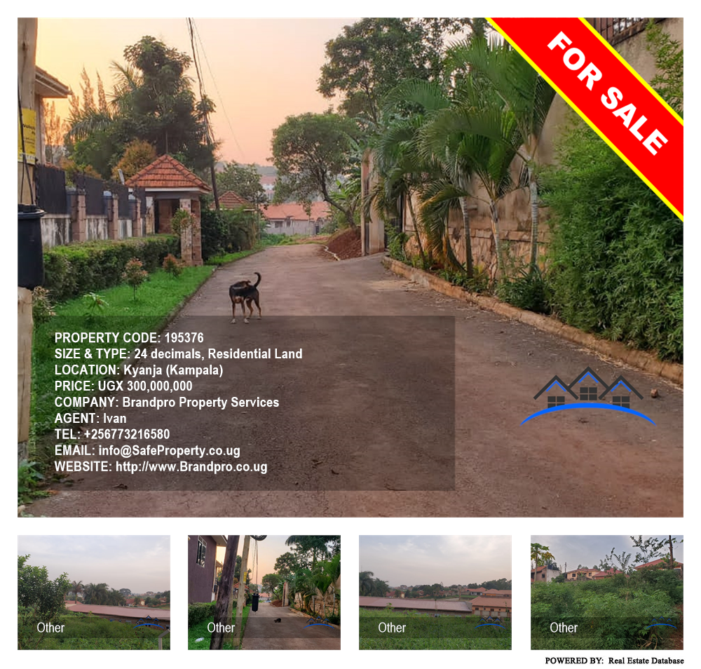 Residential Land  for sale in Kyanja Kampala Uganda, code: 195376