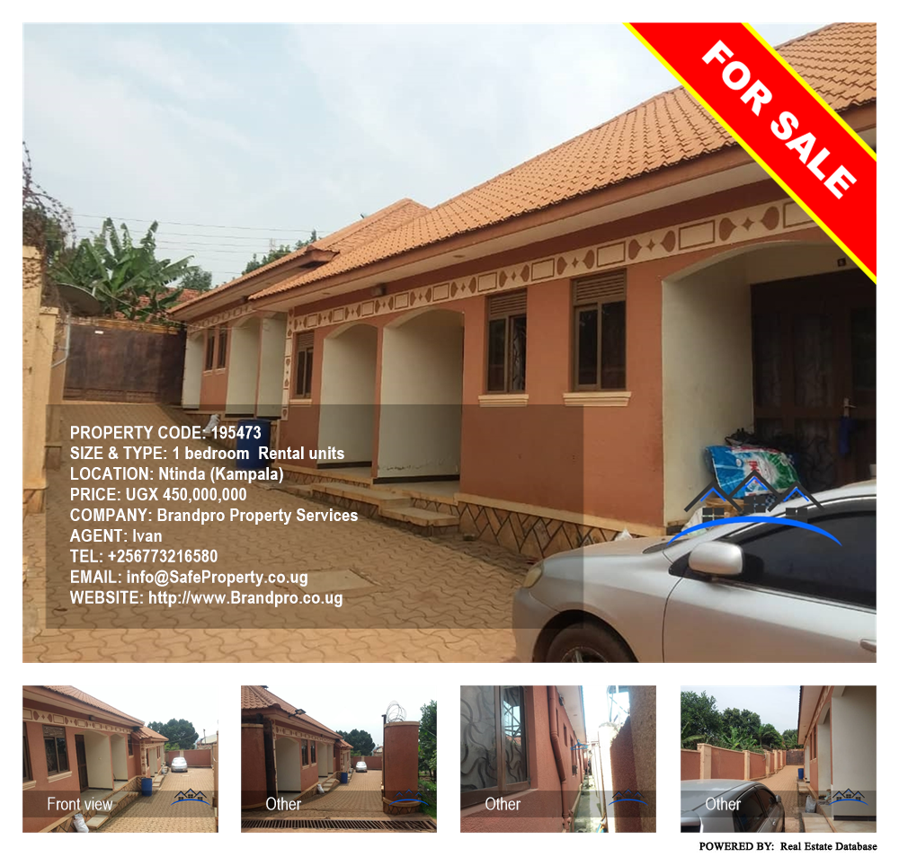 1 bedroom Rental units  for sale in Ntinda Kampala Uganda, code: 195473