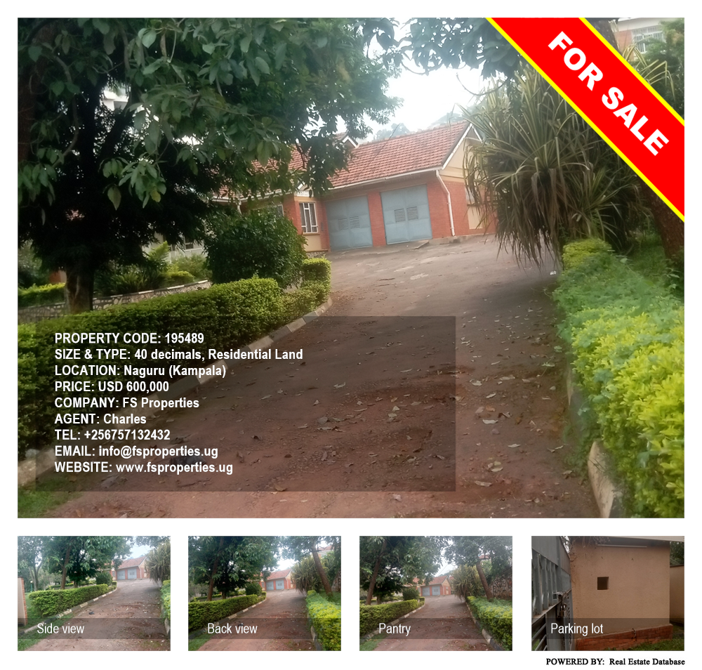 Residential Land  for sale in Naguru Kampala Uganda, code: 195489