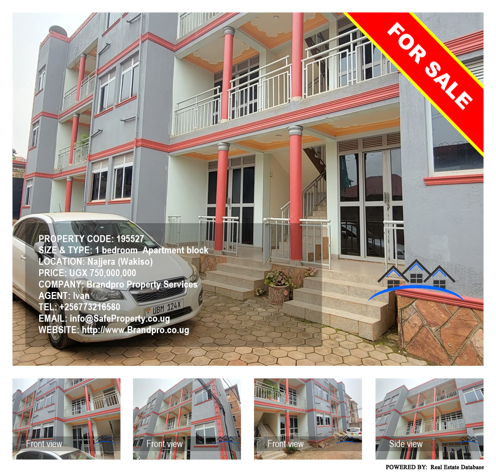 1 bedroom Apartment block  for sale in Najjera Wakiso Uganda, code: 195527