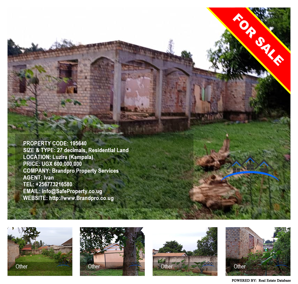 Residential Land  for sale in Luzira Kampala Uganda, code: 195640