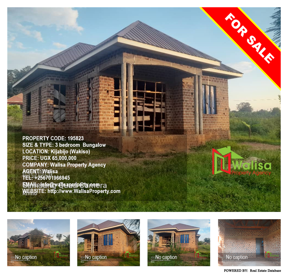 3 bedroom Bungalow  for sale in Kijabijo Wakiso Uganda, code: 195823
