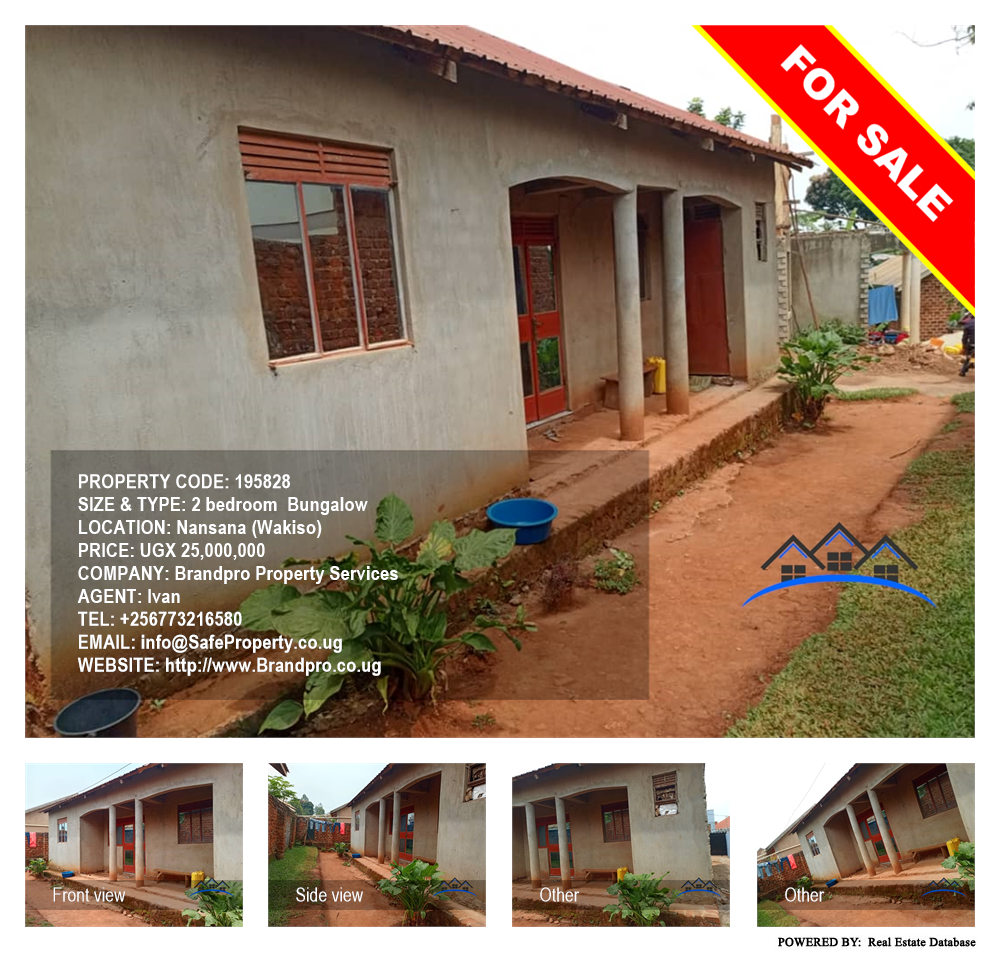 2 bedroom Bungalow  for sale in Nansana Wakiso Uganda, code: 195828