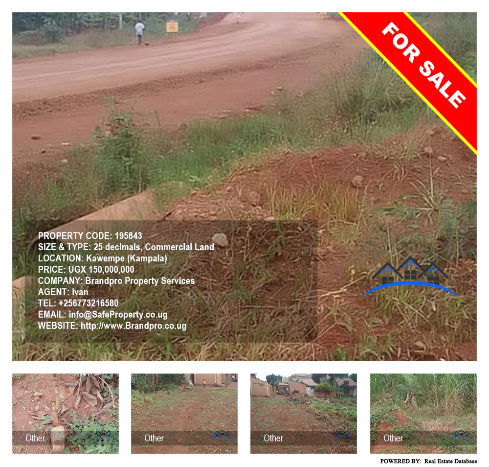 Commercial Land  for sale in Kawempe Kampala Uganda, code: 195843