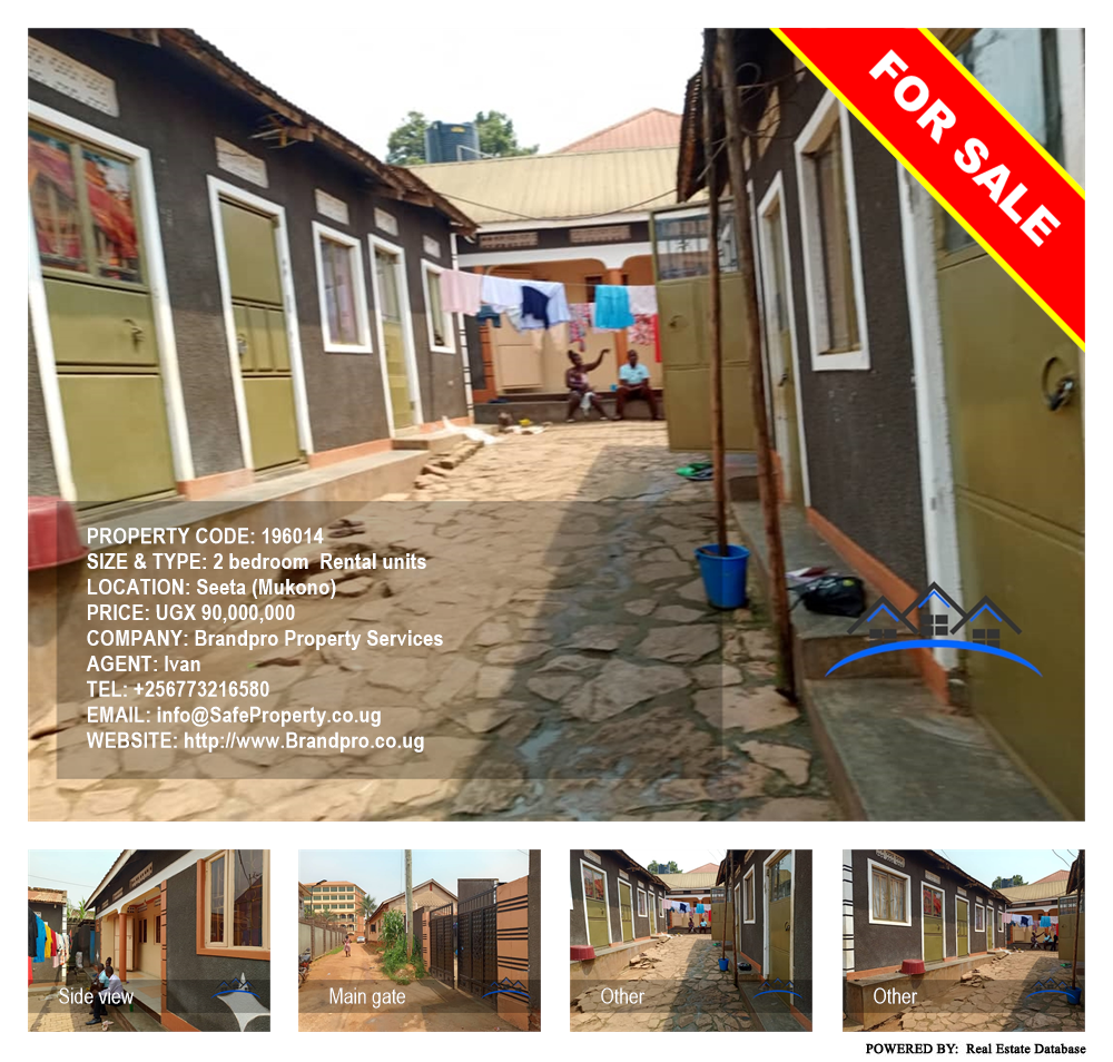 2 bedroom Rental units  for sale in Seeta Mukono Uganda, code: 196014