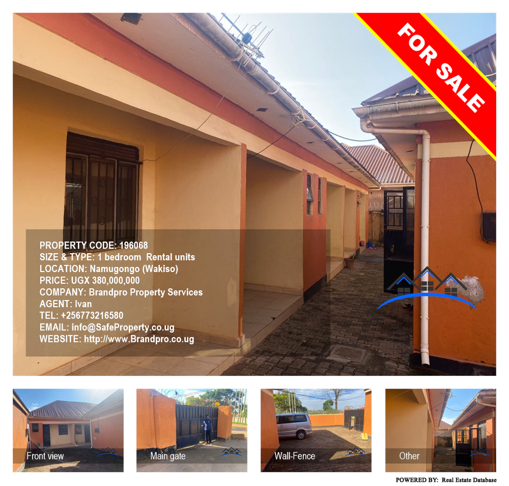 1 bedroom Rental units  for sale in Namugongo Wakiso Uganda, code: 196068