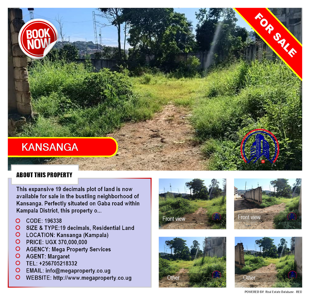 Residential Land  for sale in Kansanga Kampala Uganda, code: 196338