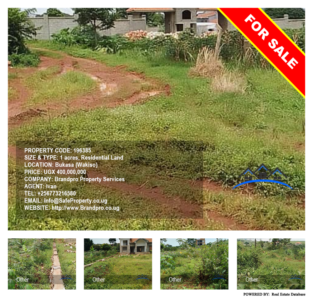 Residential Land  for sale in Bukasa Wakiso Uganda, code: 196385