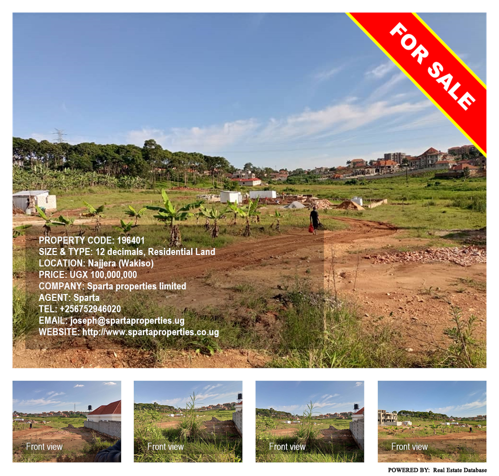 Residential Land  for sale in Najjera Wakiso Uganda, code: 196401