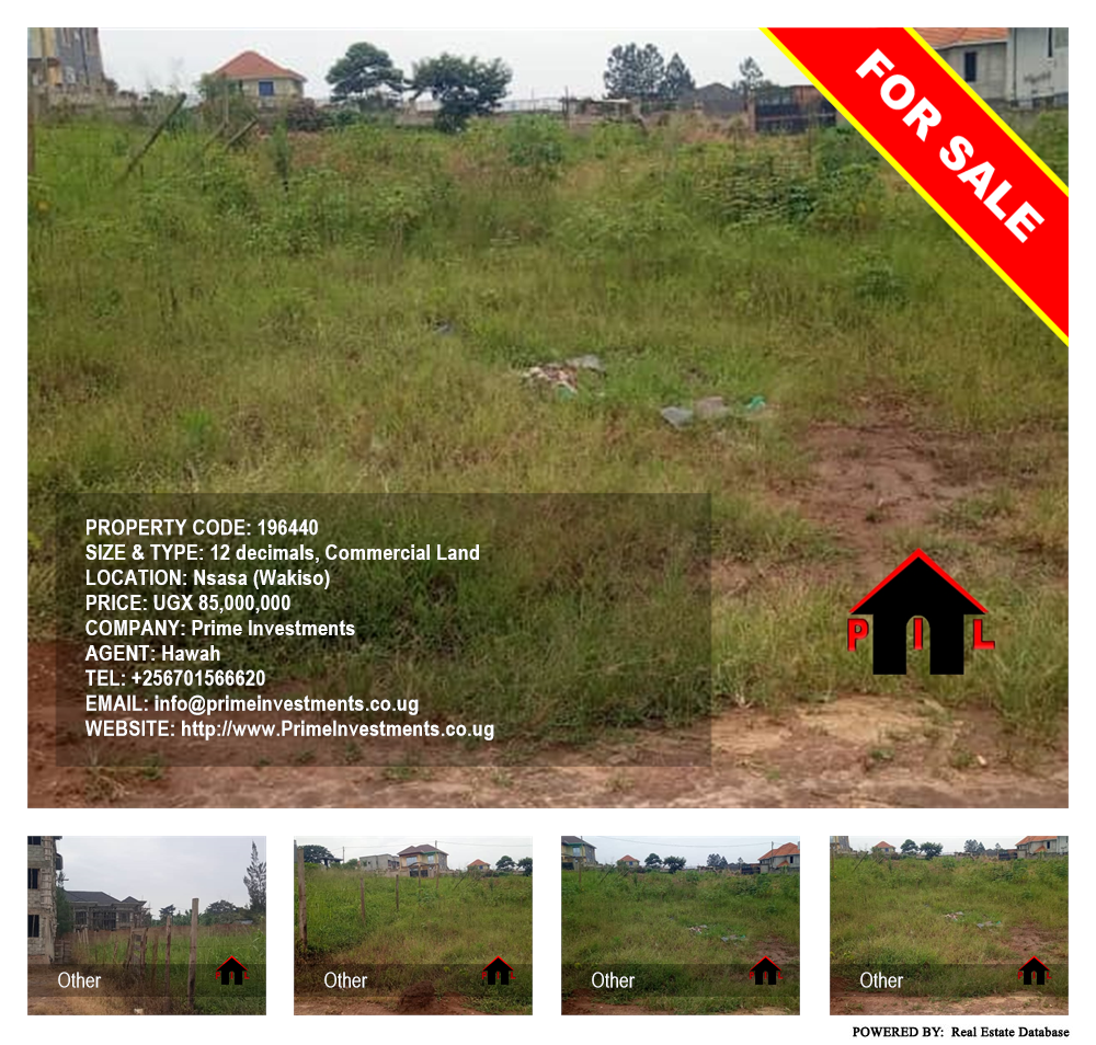 Commercial Land  for sale in Nsasa Wakiso Uganda, code: 196440