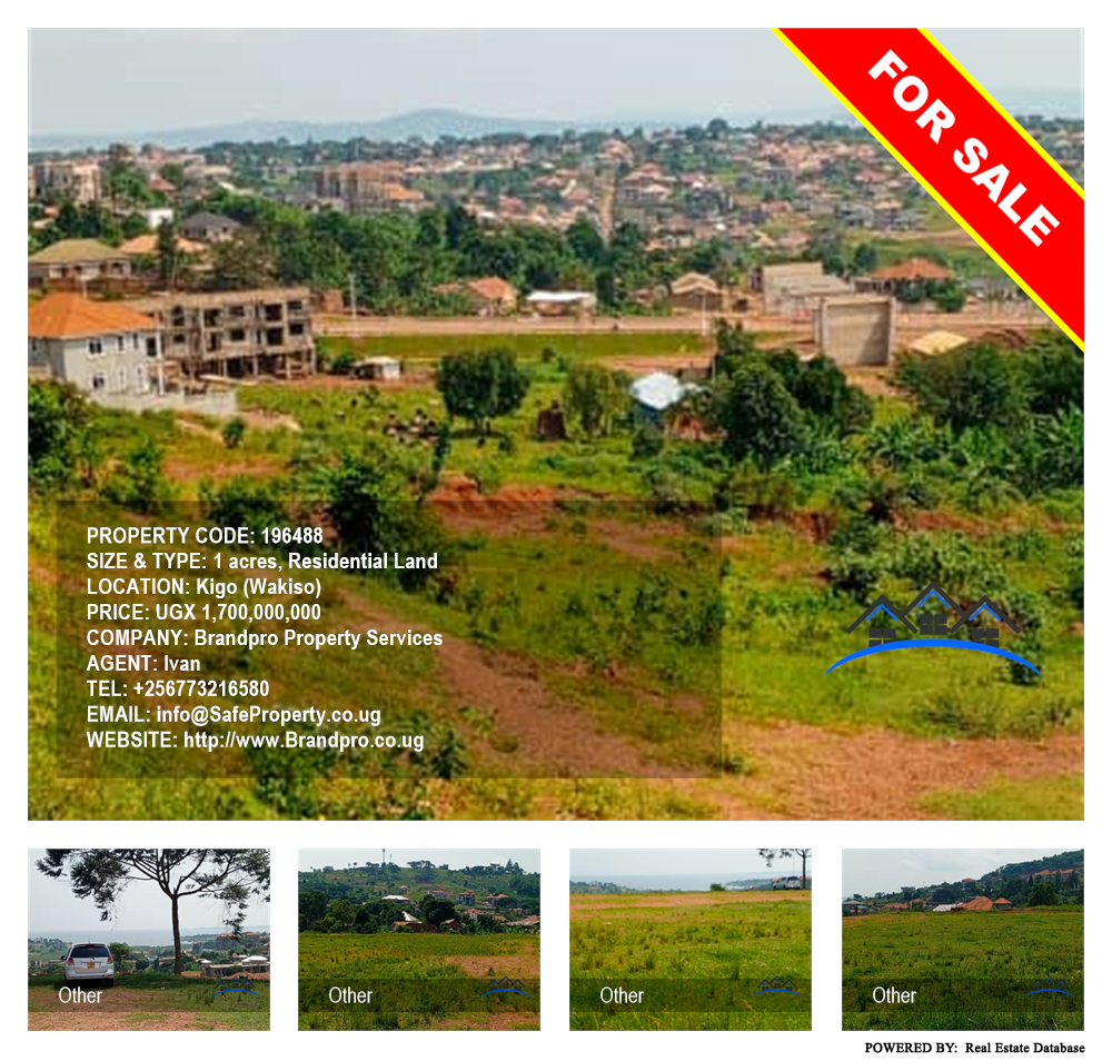 Residential Land  for sale in Kigo Wakiso Uganda, code: 196488