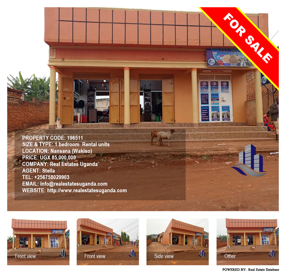 1 bedroom Rental units  for sale in Nansana Wakiso Uganda, code: 196511