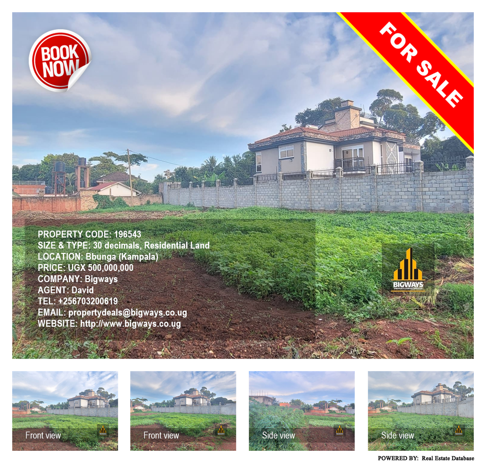 Residential Land  for sale in Bbunga Kampala Uganda, code: 196543