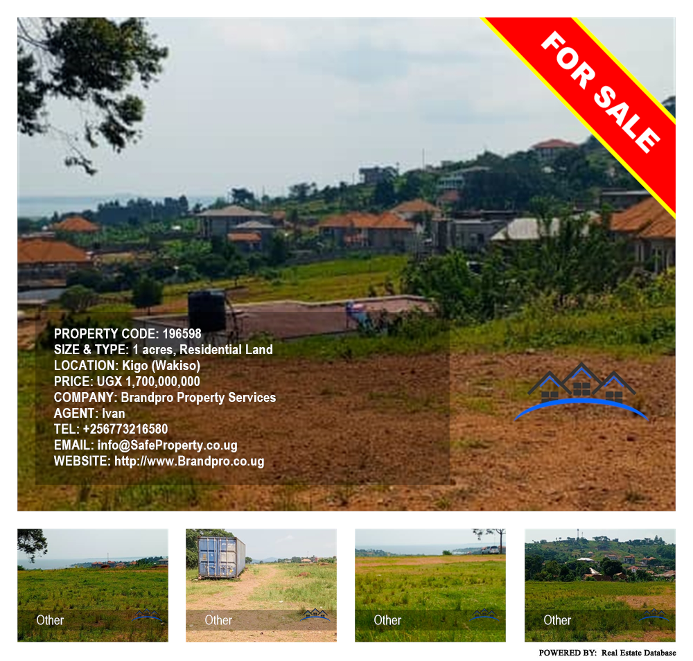Residential Land  for sale in Kigo Wakiso Uganda, code: 196598