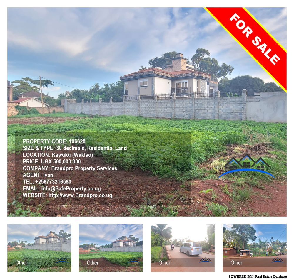 Residential Land  for sale in Kawuku Wakiso Uganda, code: 196628
