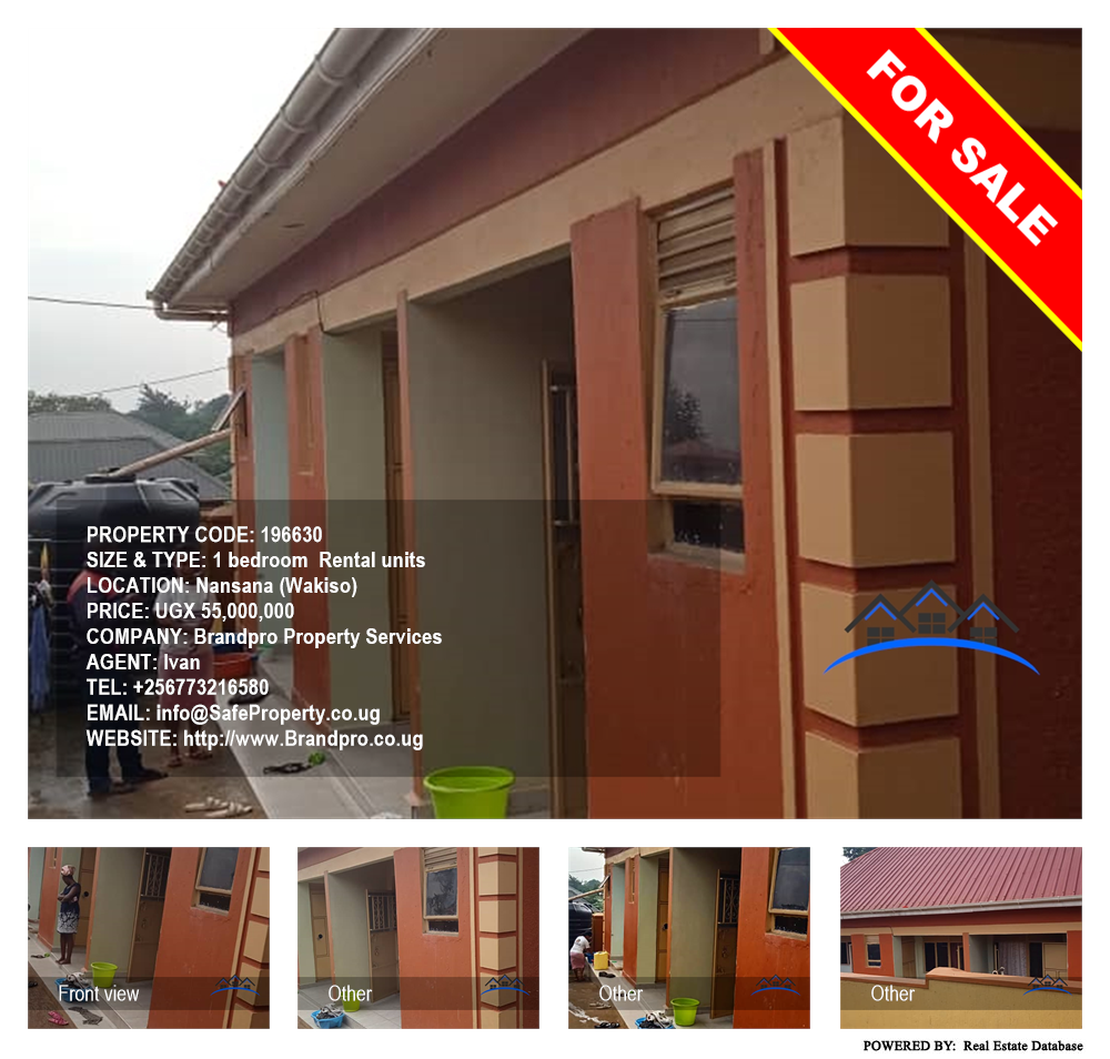 1 bedroom Rental units  for sale in Nansana Wakiso Uganda, code: 196630