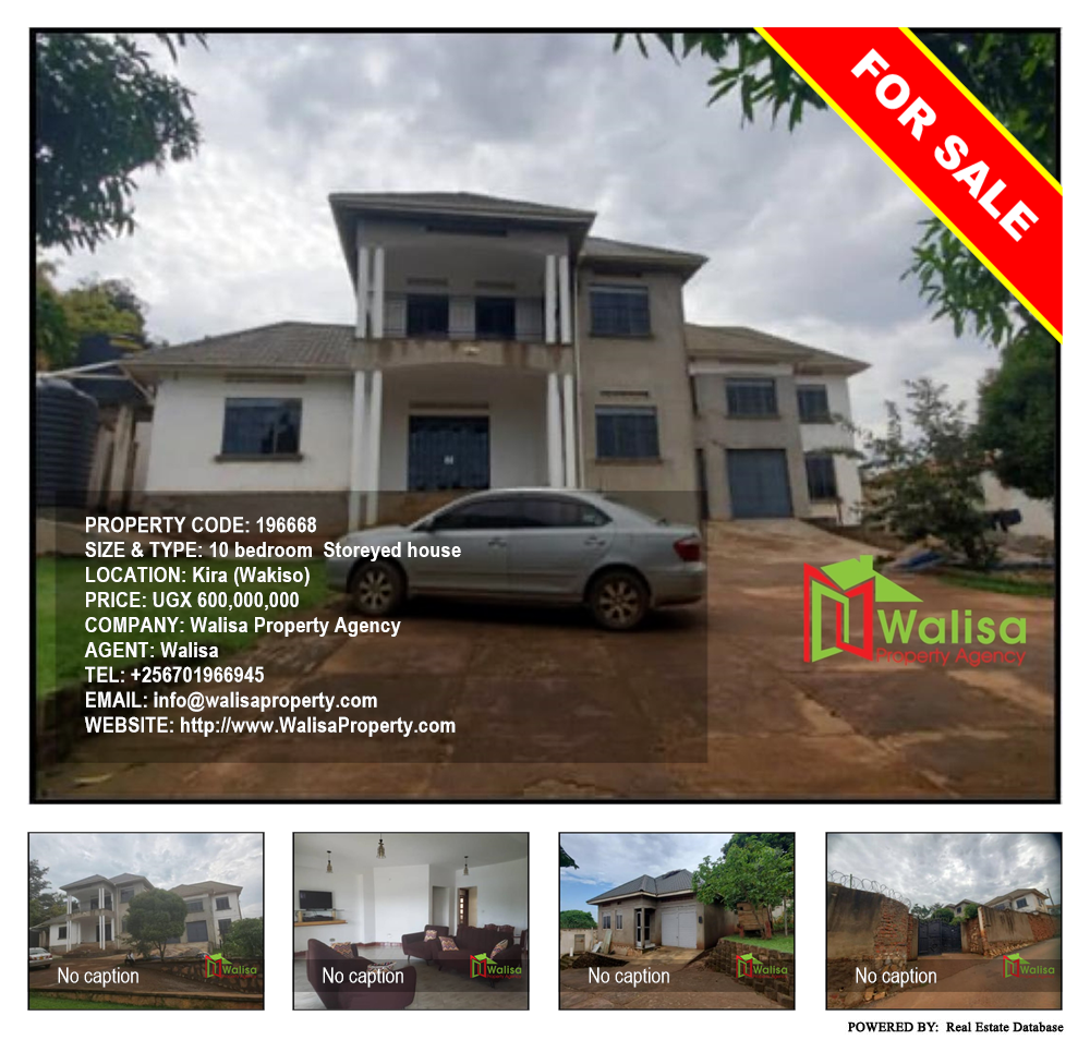 10 bedroom Storeyed house  for sale in Kira Wakiso Uganda, code: 196668