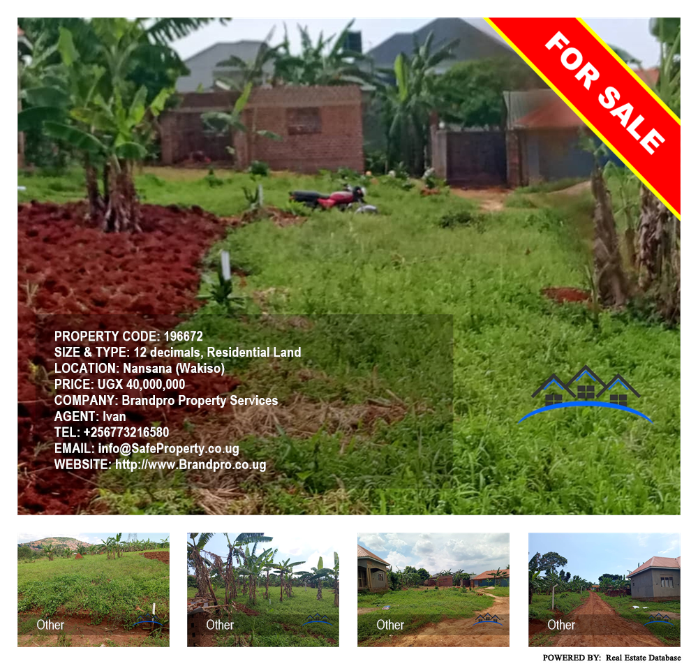 Residential Land  for sale in Nansana Wakiso Uganda, code: 196672