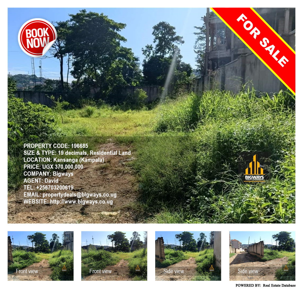 Residential Land  for sale in Kansanga Kampala Uganda, code: 196685