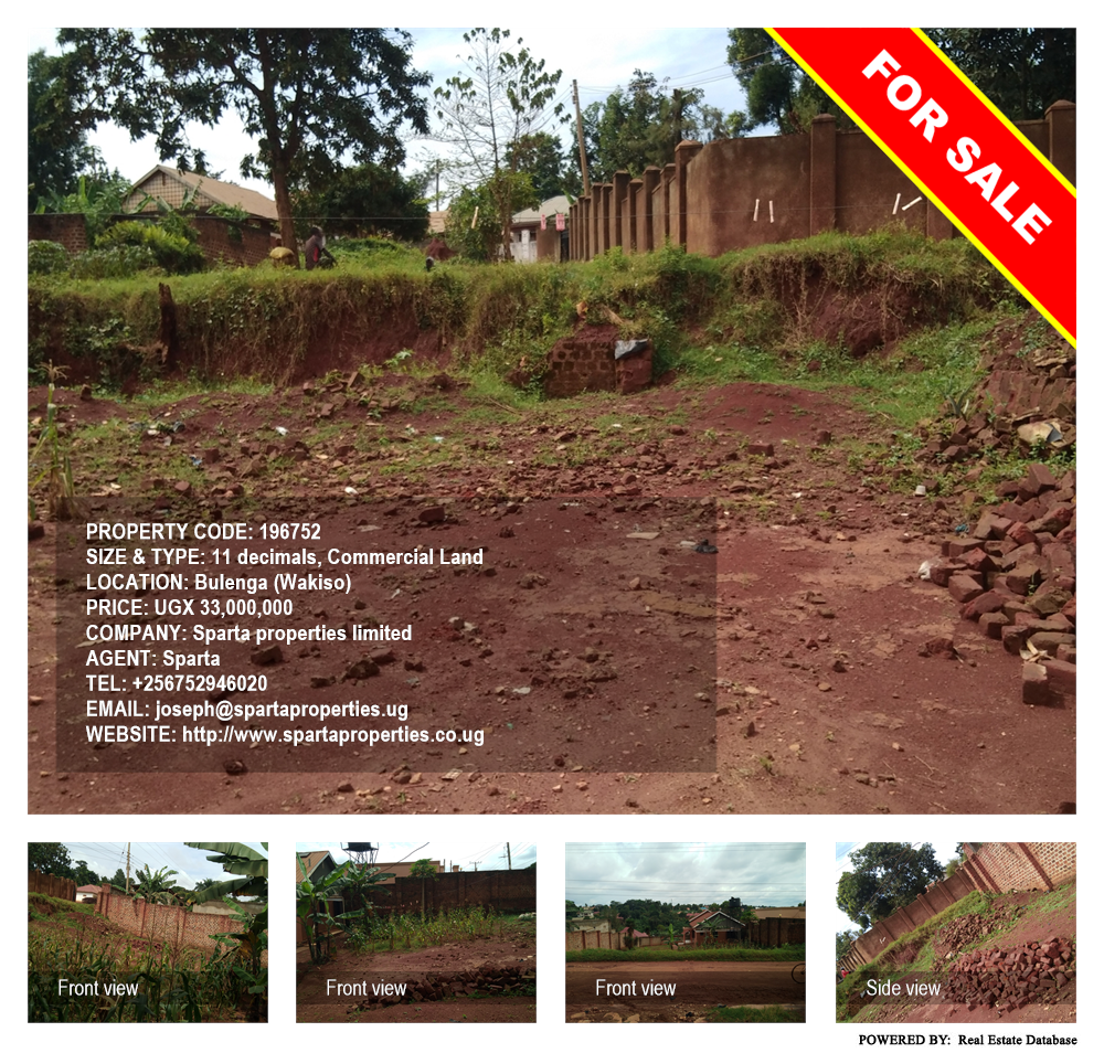 Commercial Land  for sale in Bulenga Wakiso Uganda, code: 196752