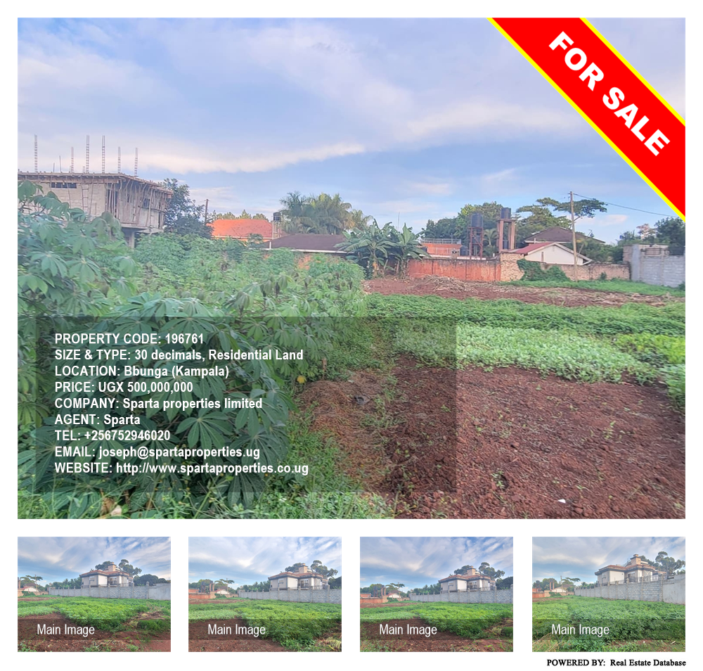 Residential Land  for sale in Bbunga Kampala Uganda, code: 196761