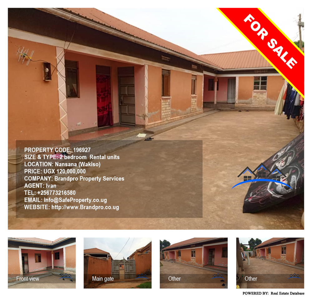 2 bedroom Rental units  for sale in Nansana Wakiso Uganda, code: 196927