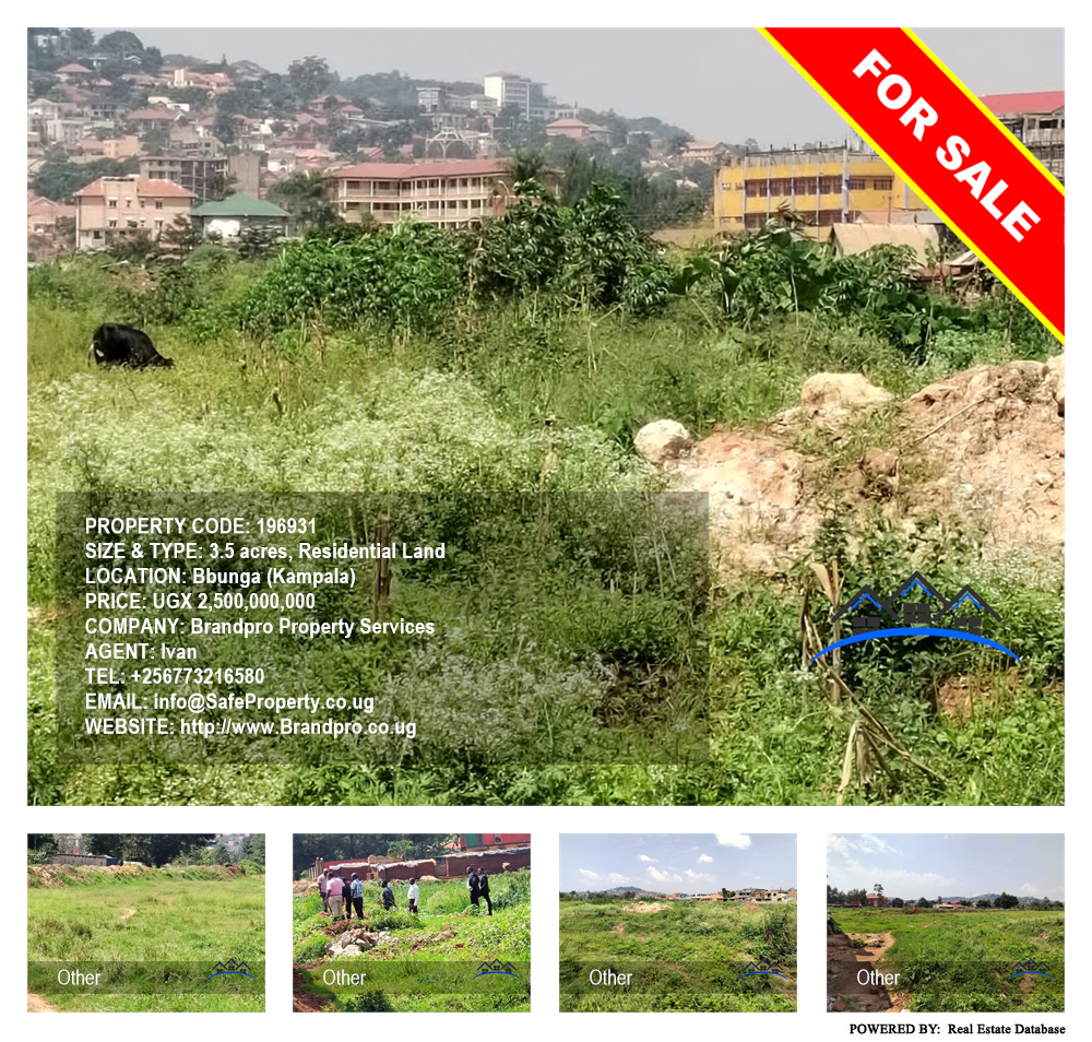 Residential Land  for sale in Bbunga Kampala Uganda, code: 196931