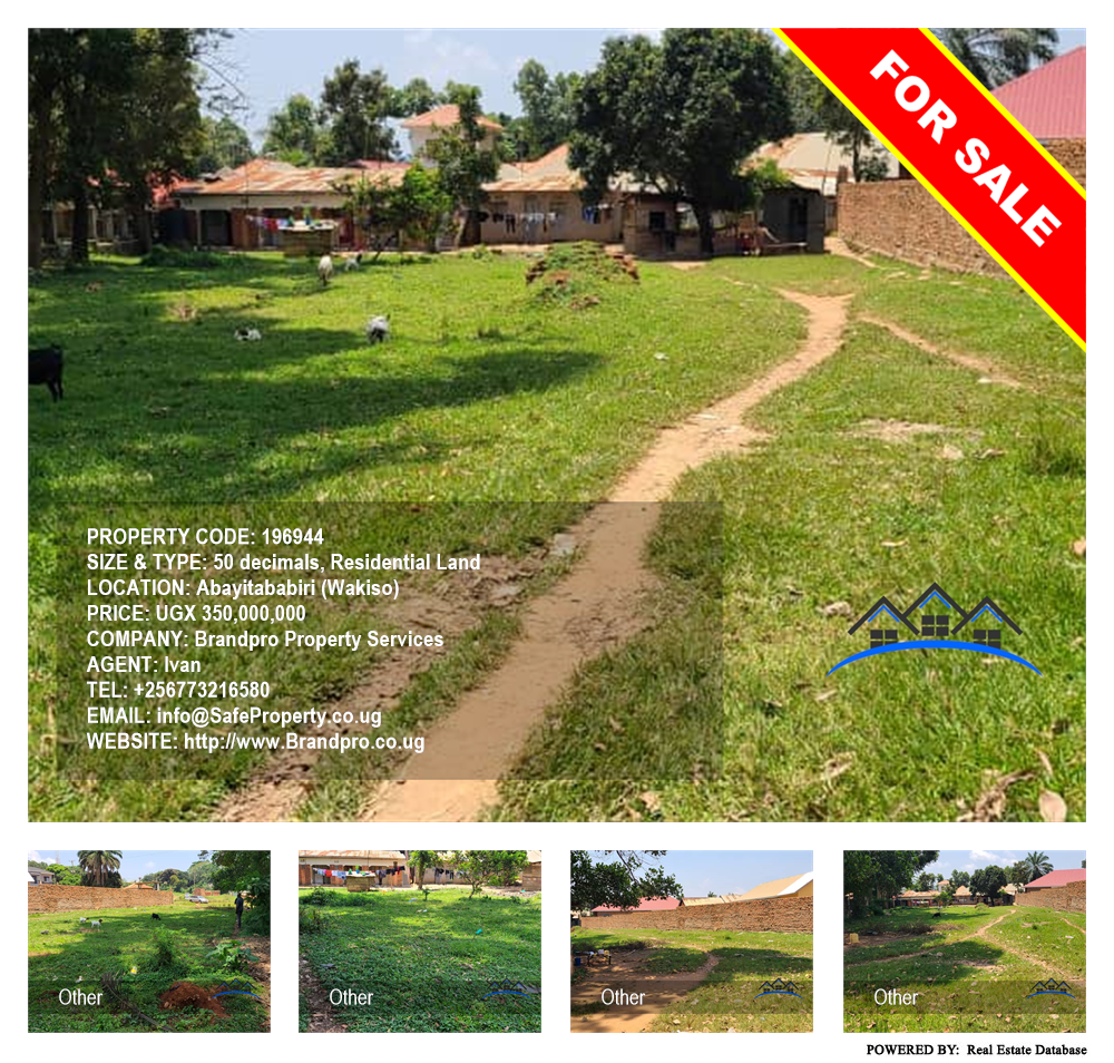 Residential Land  for sale in AbayitaAbabiri Wakiso Uganda, code: 196944