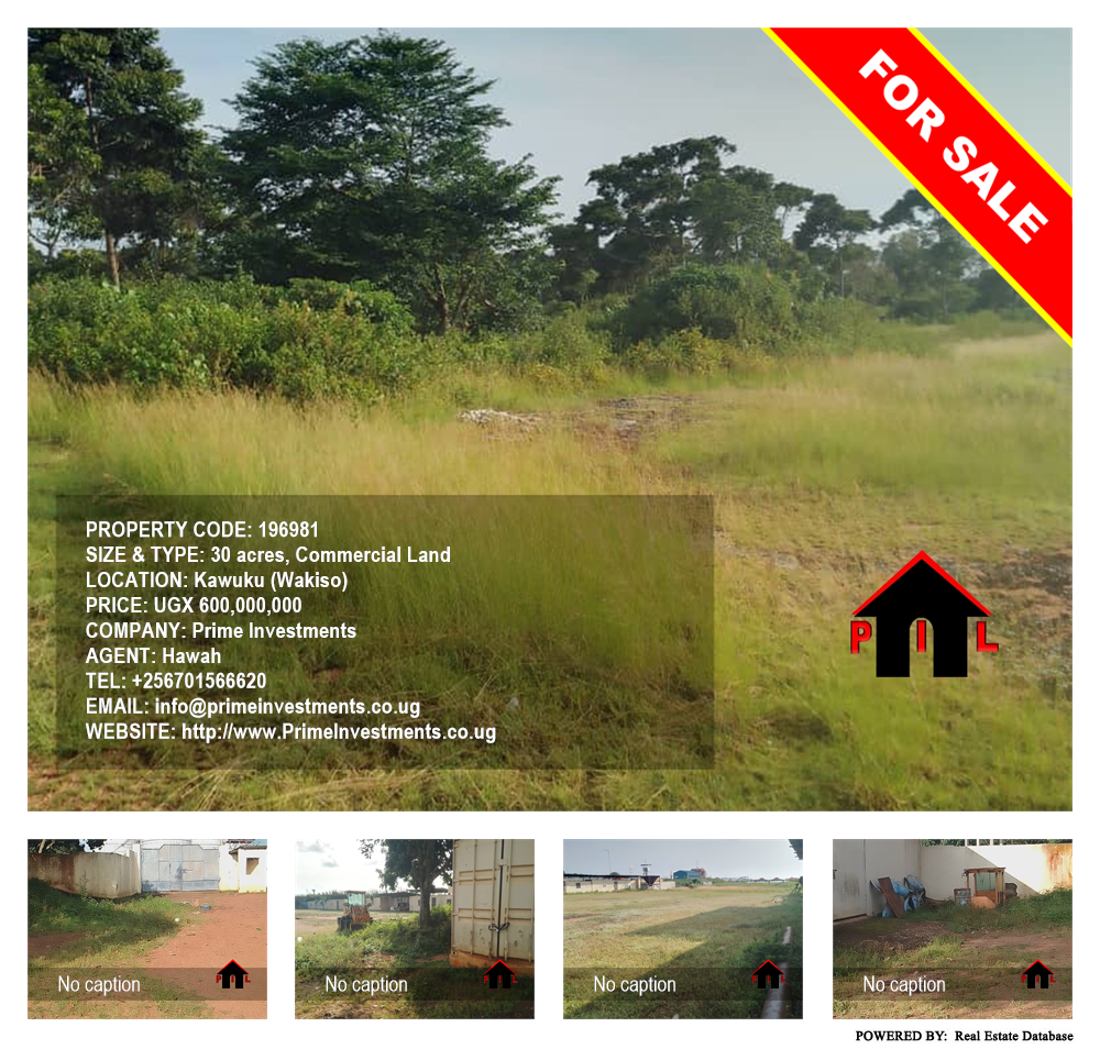 Commercial Land  for sale in Kawuku Wakiso Uganda, code: 196981