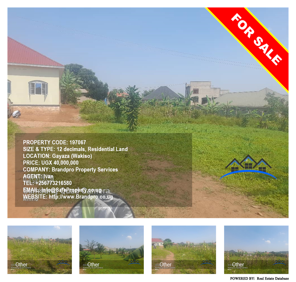 Residential Land  for sale in Gayaza Wakiso Uganda, code: 197067