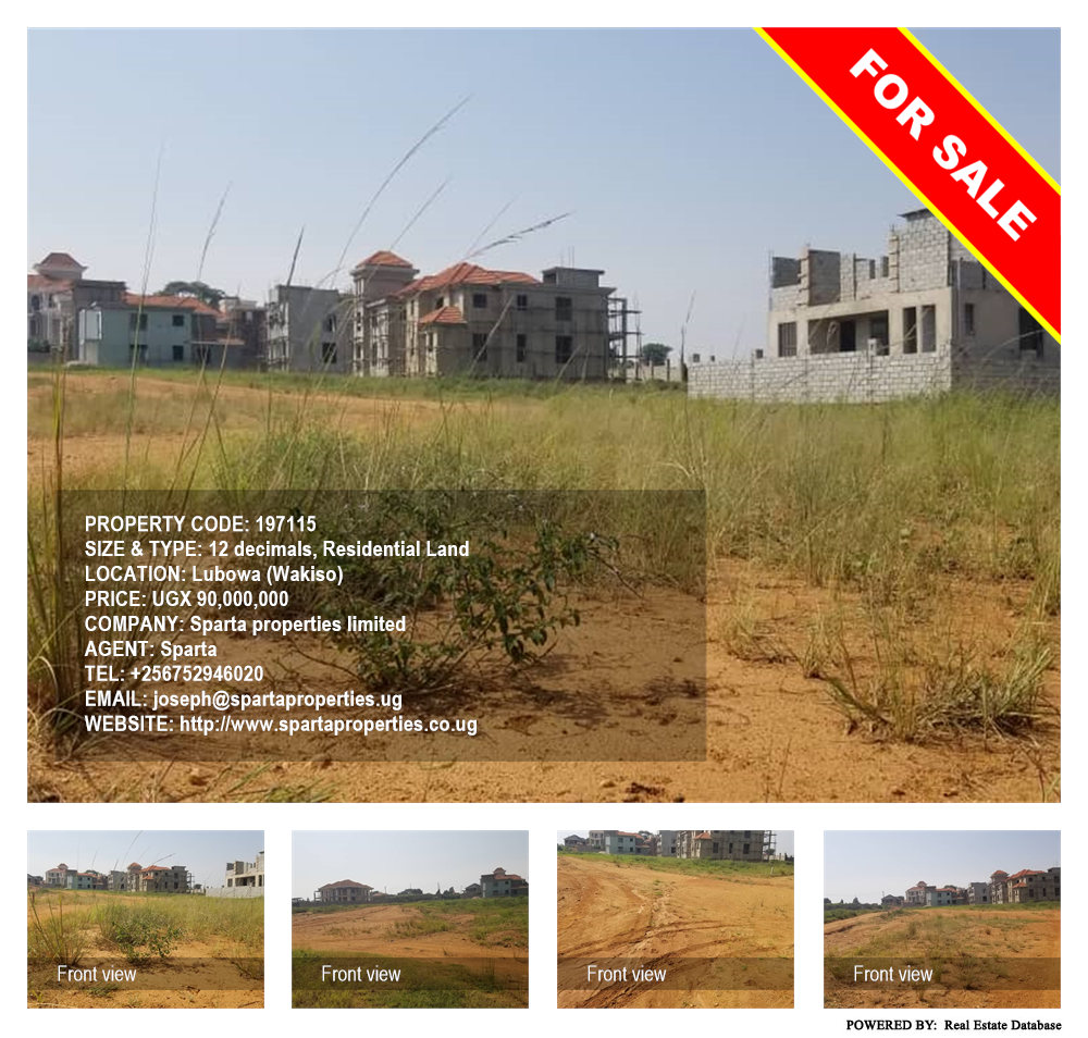 Residential Land  for sale in Lubowa Wakiso Uganda, code: 197115