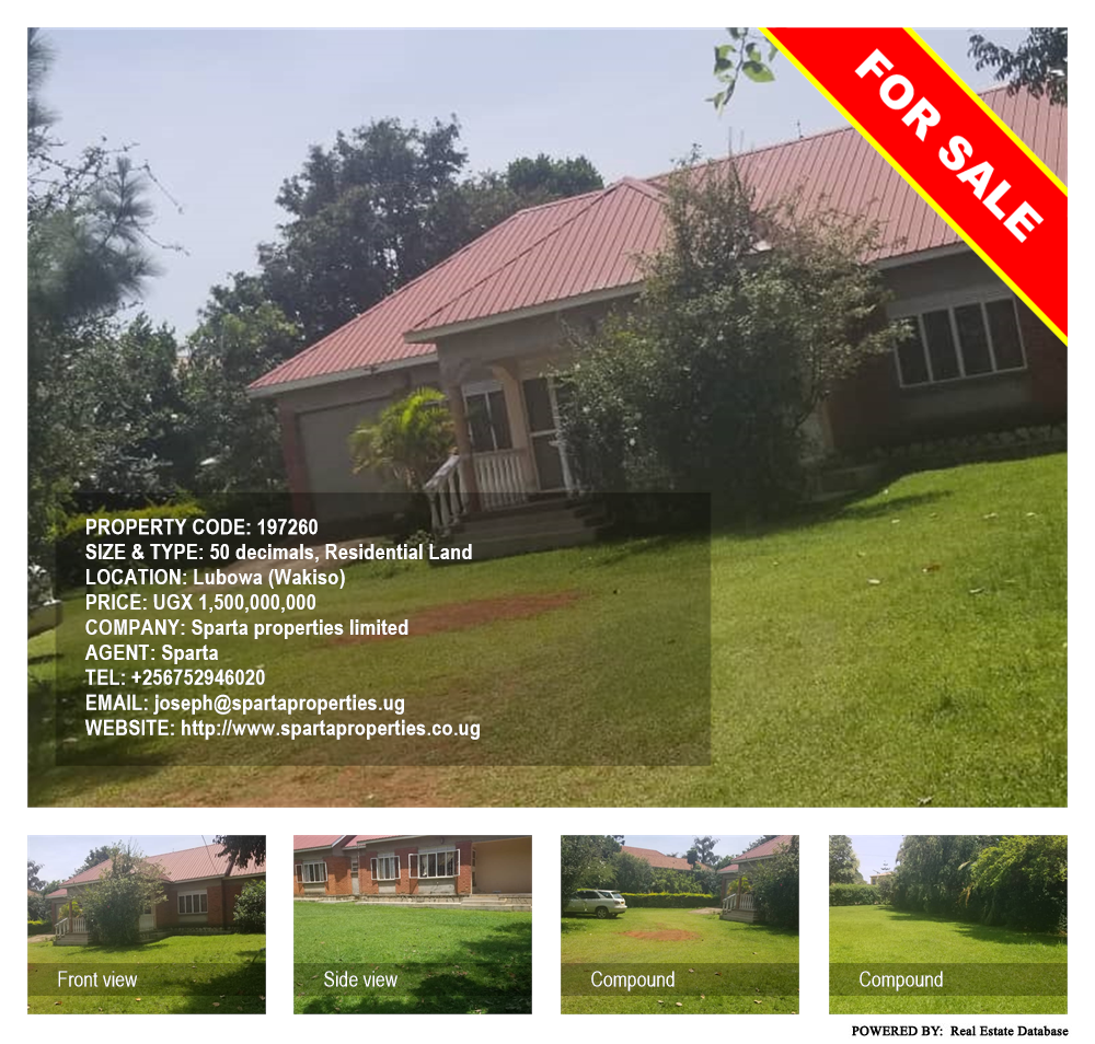 Residential Land  for sale in Lubowa Wakiso Uganda, code: 197260