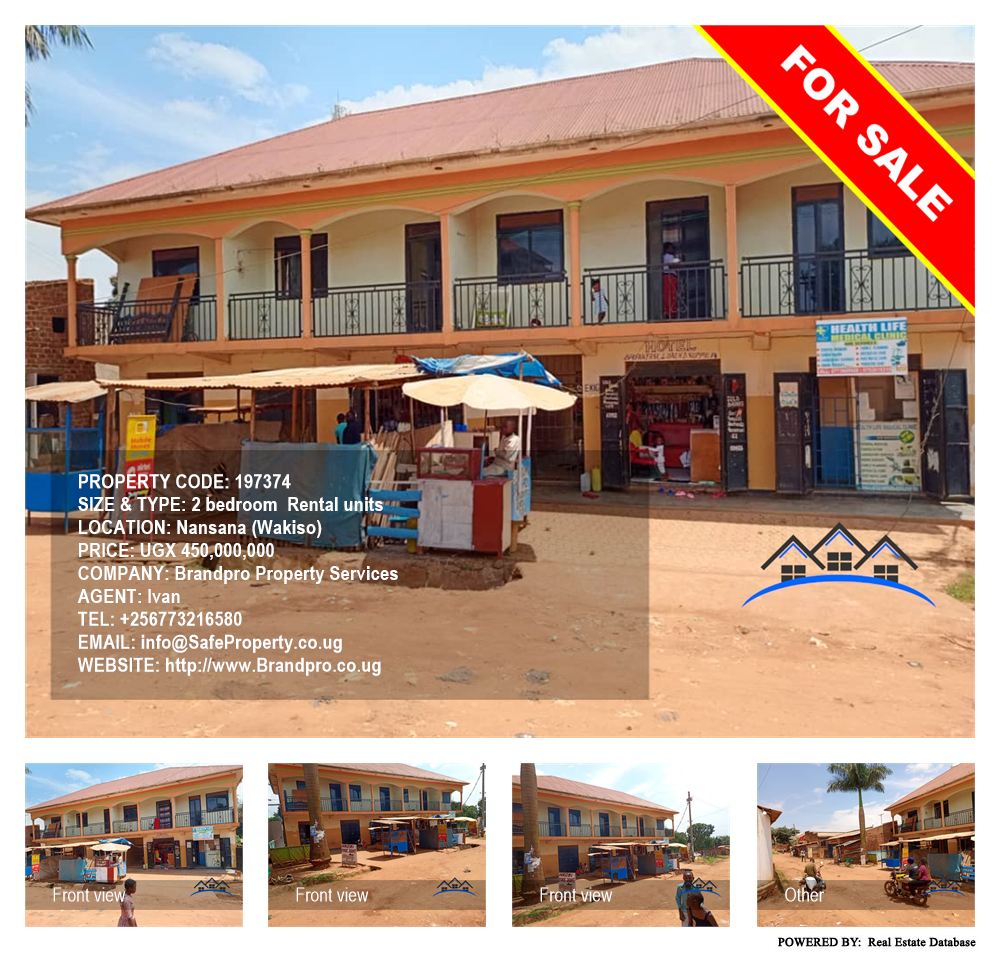2 bedroom Rental units  for sale in Nansana Wakiso Uganda, code: 197374
