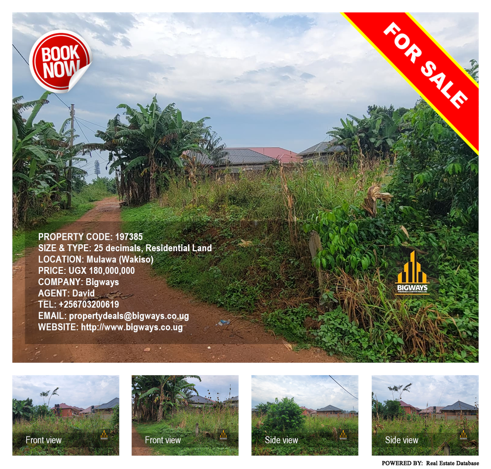 Residential Land  for sale in Mulawa Wakiso Uganda, code: 197385
