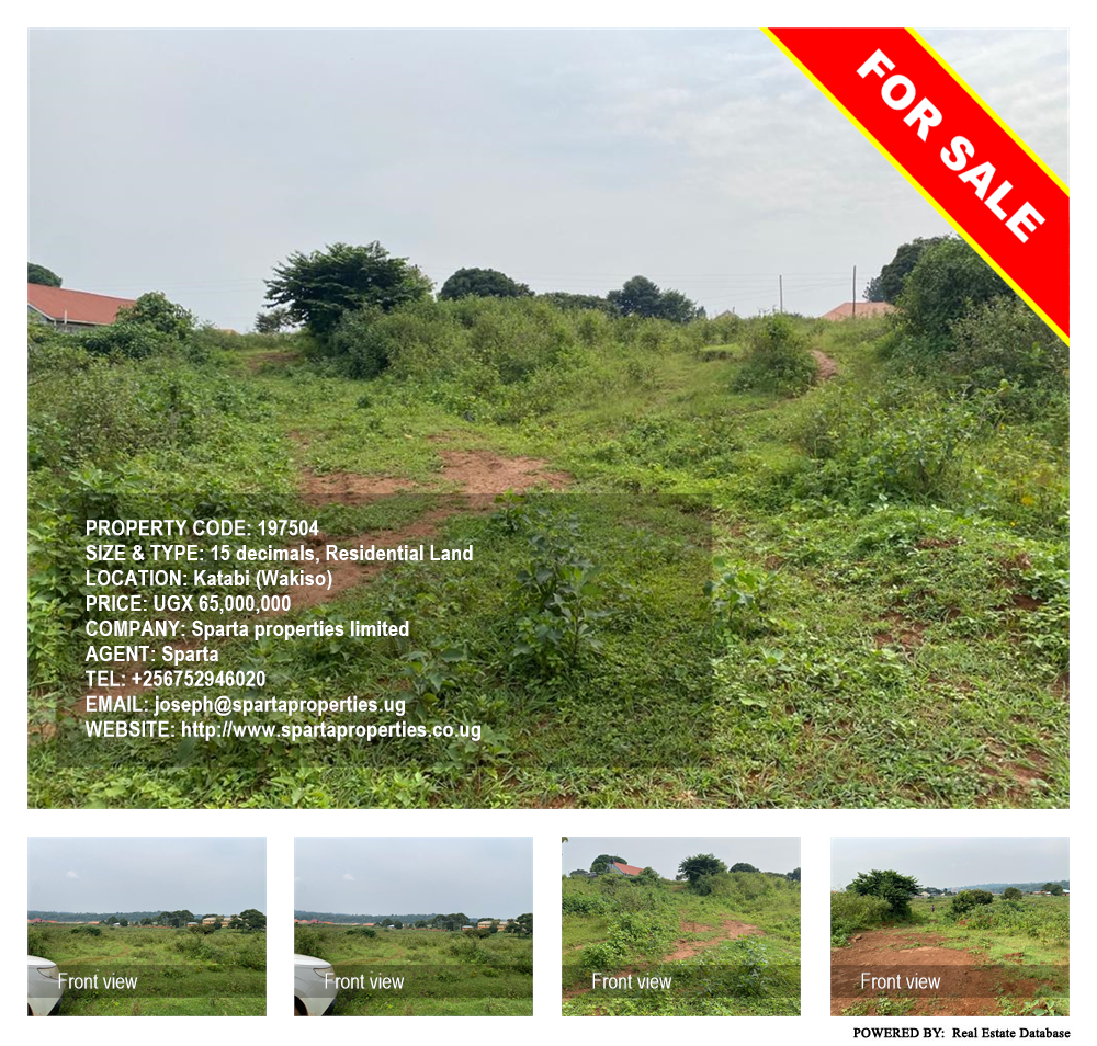 Residential Land  for sale in Katabi Wakiso Uganda, code: 197504