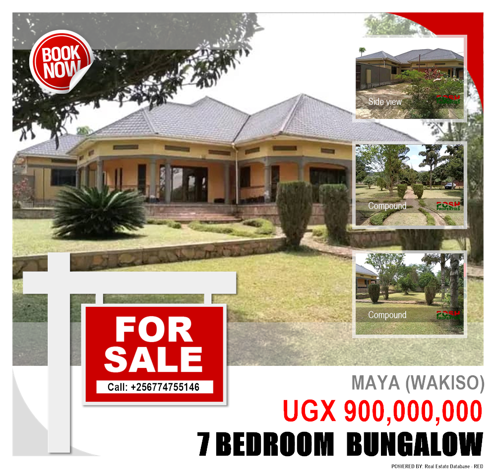 7 bedroom Bungalow  for sale in Maya Wakiso Uganda, code: 197655