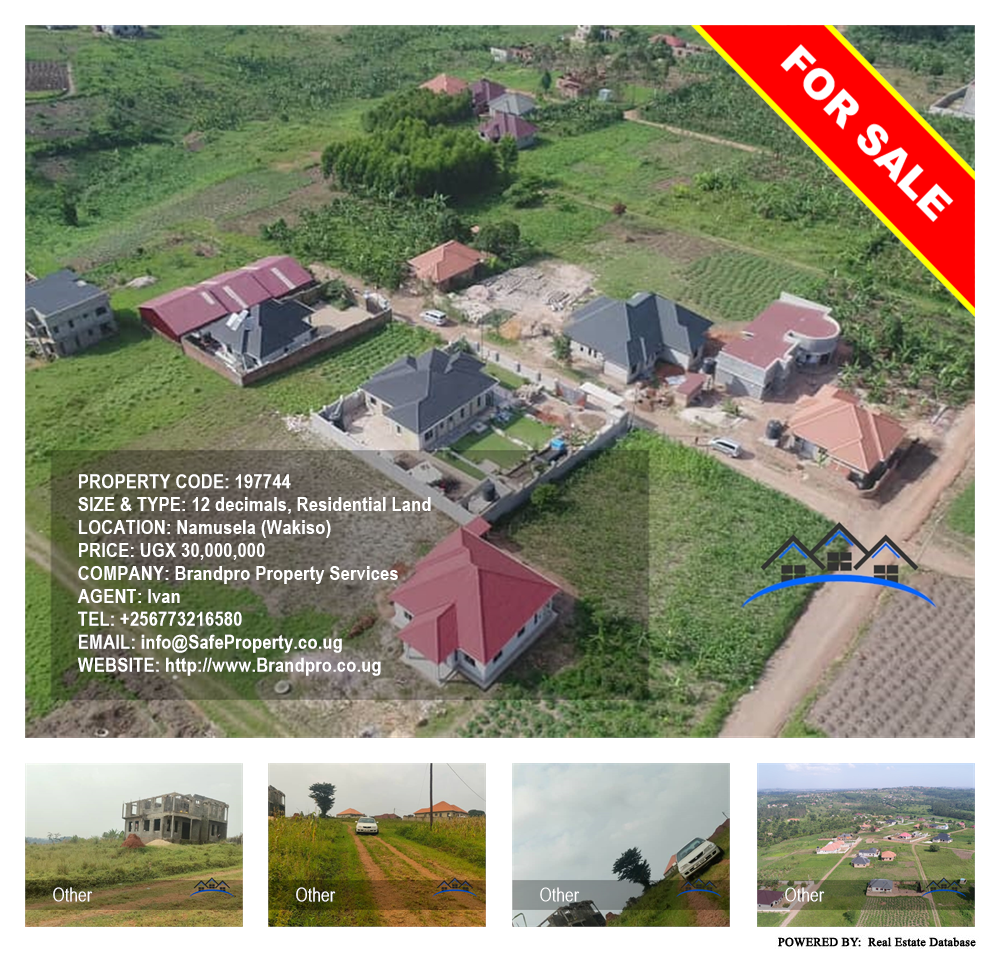Residential Land  for sale in Namusela Wakiso Uganda, code: 197744
