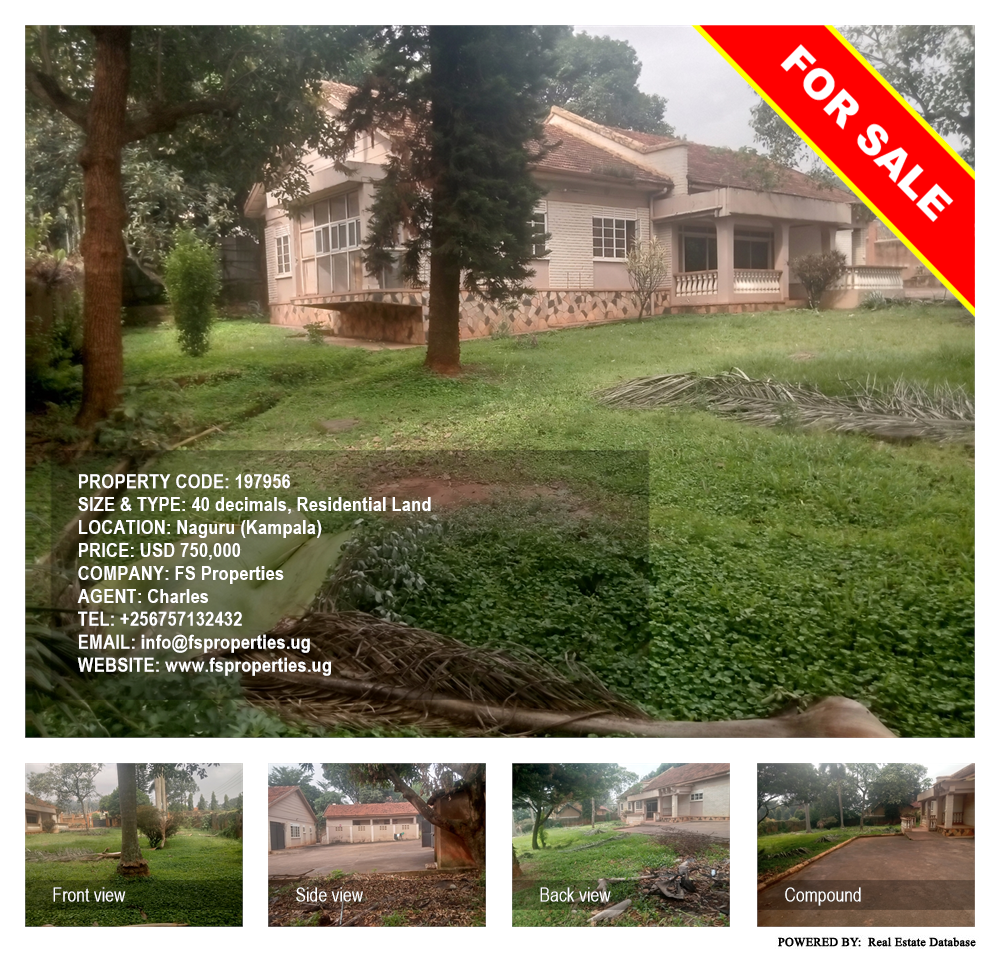 Residential Land  for sale in Naguru Kampala Uganda, code: 197956