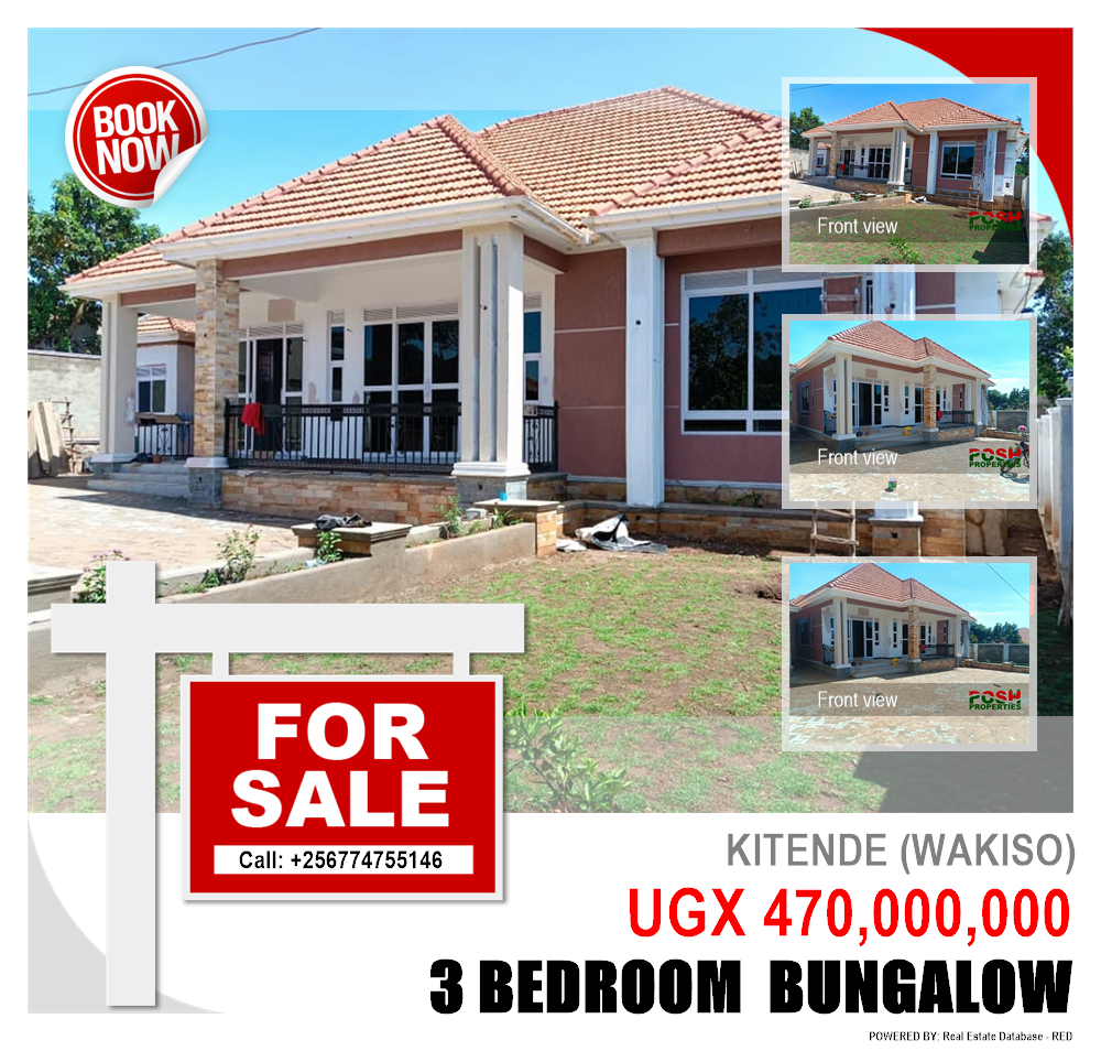 3 bedroom Bungalow  for sale in Kitende Wakiso Uganda, code: 198118