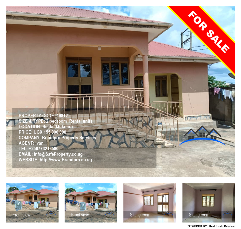 2 bedroom Rental units  for sale in Seeta Mukono Uganda, code: 198121