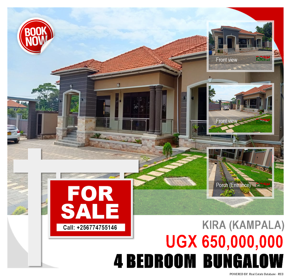 4 bedroom Bungalow  for sale in Kira Kampala Uganda, code: 198261